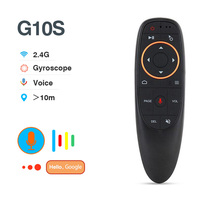 G10S Air Mouse Voice Remote Control  BPR1S Plus 2.4G Wireless Gyroscope IR Learning for H96 MAX X88 PRO X96 MAX Android TV Box