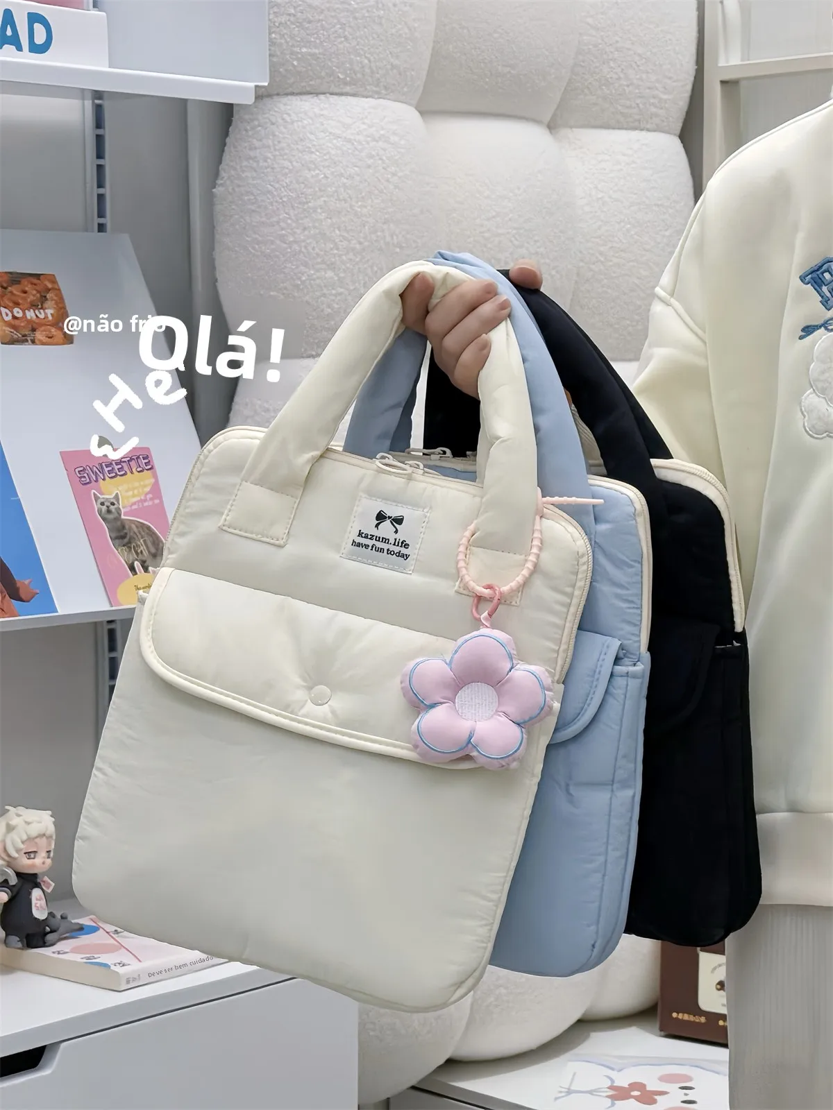 Capa Protetora para iPad Pro de 11 Polegadas, Bolsa para Laptop, Estojo de Armazenamento para Tablets e Notebooks de 14, 15 e...