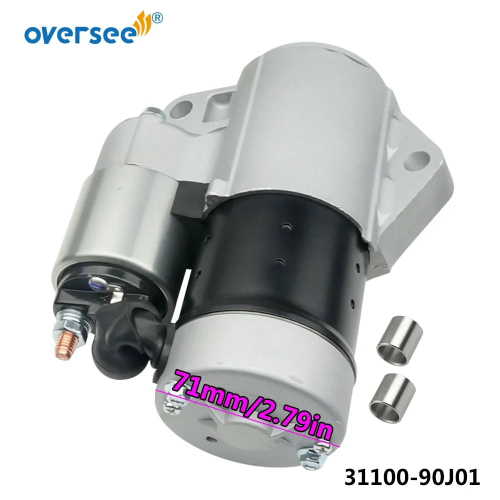 Motor de arranque marino 31100-90J01 para fueraborda Suzuki 4 Storke DF90 DF100A DF100 DF115 DF115A DF140 DF140A, 31100-90J00, S114-837