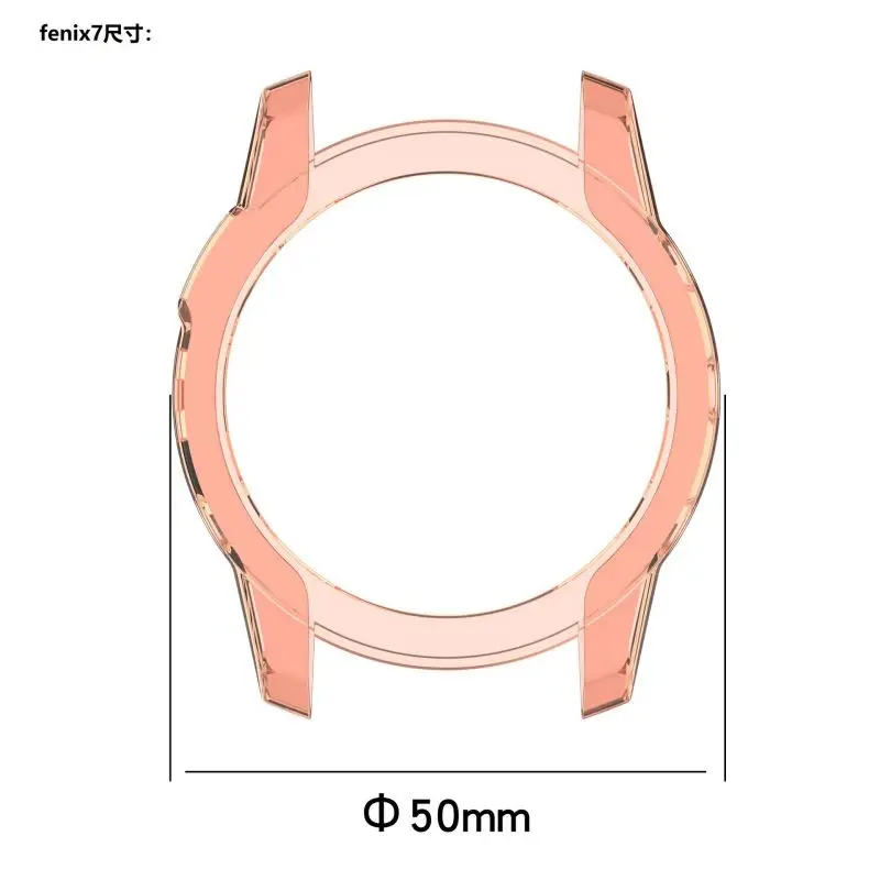 حافظة شفافة من البولي يورثان الحراري لساعة دقيقة فينيكس ، غطاء حزام ساعة ذكي ، غلاف إطار واقي من الوفير ، فينيكس 7S ، 7 ، 7 ، 7X ، إيبيكس ، 42 way ، 47 way ، 51 way ، Pro Gen 2