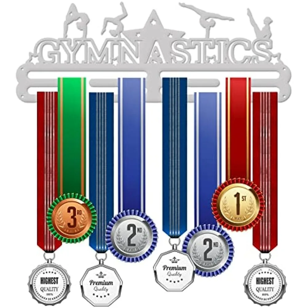 

Medal Hangers Gymnastics and Stars Medals Display Holder Rack Wall Mount Metal Medal Frame Gymnastics Medal Hook Sports