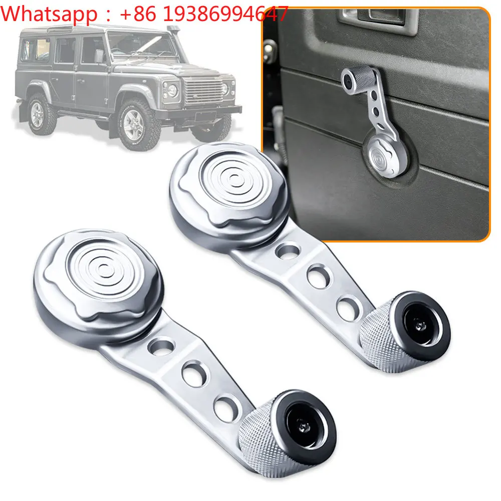For Car Exterior Aluminum Window Rocker Arm for Old Land Rover Defender 90/110/130 Door Window Lift Crank Handle Winder Riser