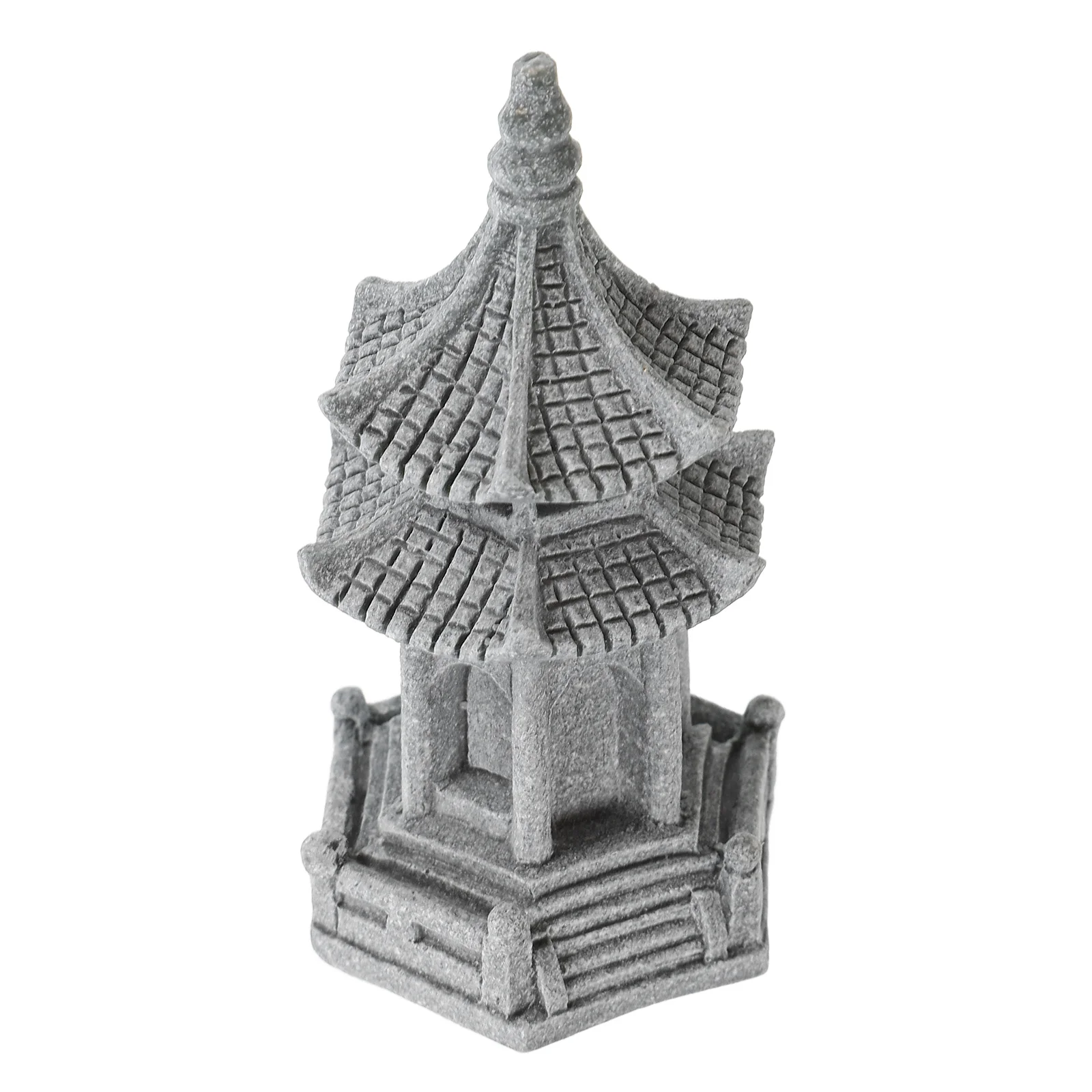 

Miniature Pagoda Statue Realistic Stone Craftsmanship Garden Patio Decor Durable Easy Install Zen Garden Accessory