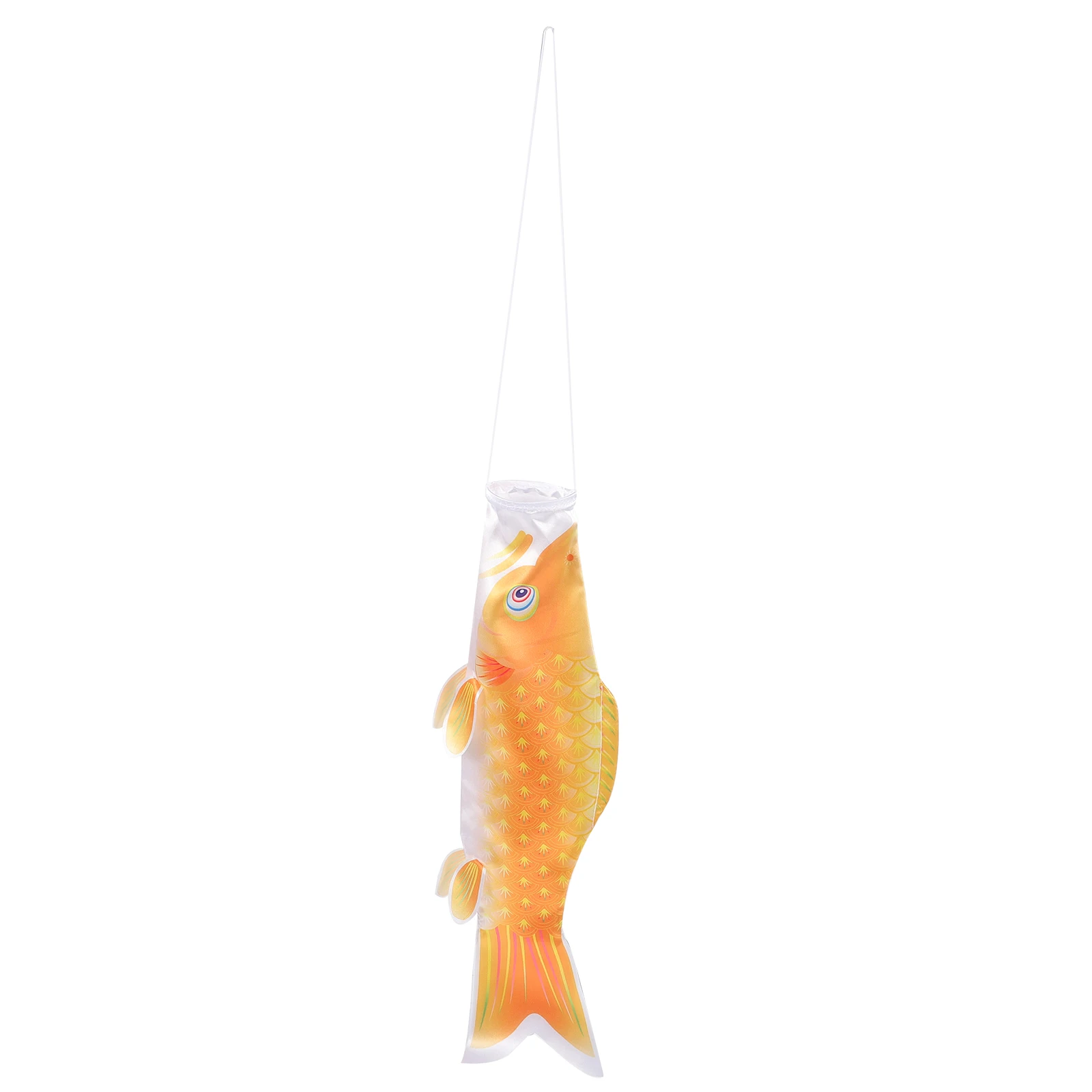 

Carp Windsock Socks Silk Fabric Flags Bright Color Pattern Festival Outdoor Hanging Streamer Japanese Style Outdoor Garden Yard