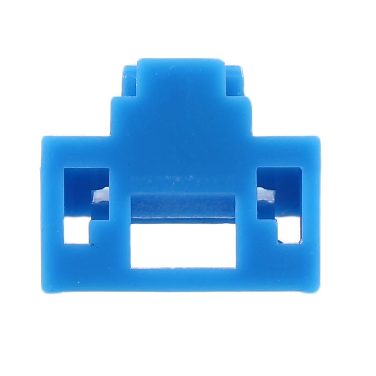 100Pcs Blue RJ45 Port Ethernet LAN Hub Anti Dust Cover Plug Cap Blockout Protector with Proprietary Lock and Key