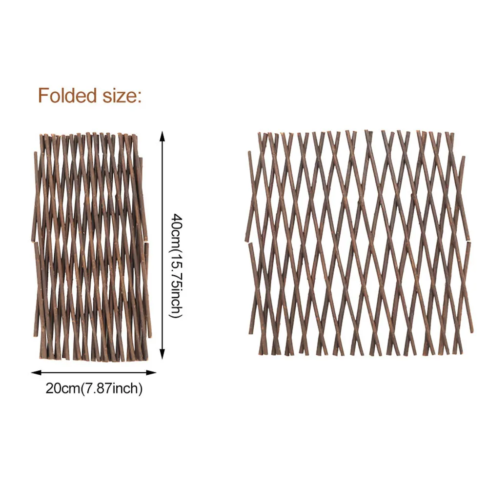 Kraty ogrodowe drewniany wysuwany płot rozszerzalny płot do wspinaczki na rośliny mocny i trwały stojak na dekoracja kwiatowa