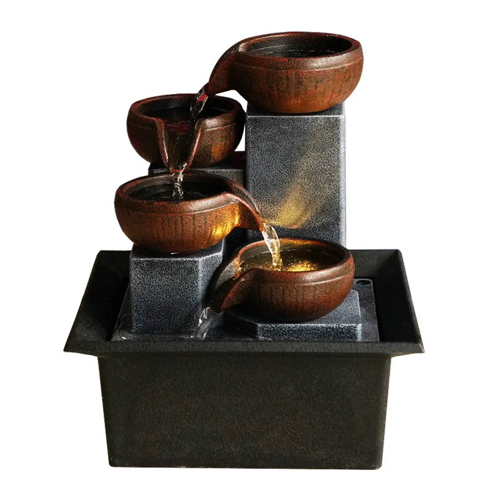 

Desktop Fountain Ornaments Decor Water Decorative Tabletop Fountains Decoration