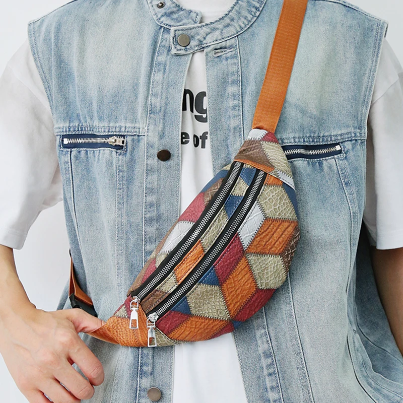 حقيبة خصر للرجال والنساء بأشرطة كتف وحقائب كروس وحقائب كتف مناسبة للجري والسفر