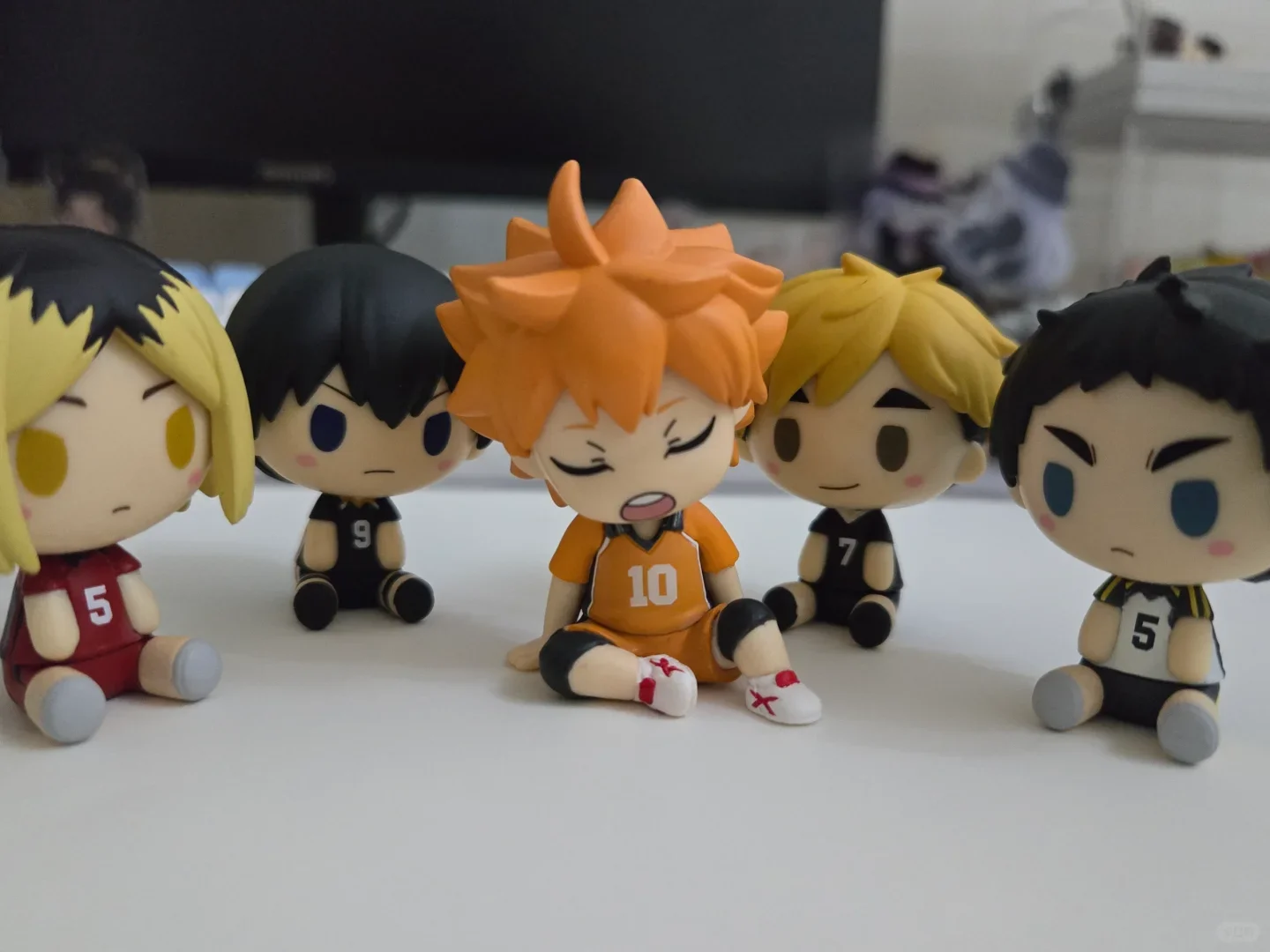 Nowy Produkt w Magazynie Japońskie Anime Siatkówka Młodzieżowa Od Ramienia do Ramienia Sleep Blind Box Ręcznie Robiona Ozdoba na Biurko Pamiątka — zdjęcie 4