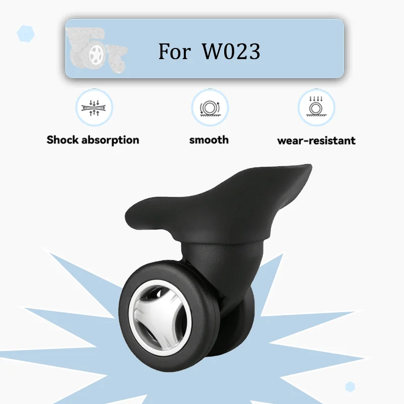 

For W023 Library Silent Luggage Wheels Ultra-Smooth 360° Rotating Replacement Wheels Premium Luggage Wheels Delivering a Silent