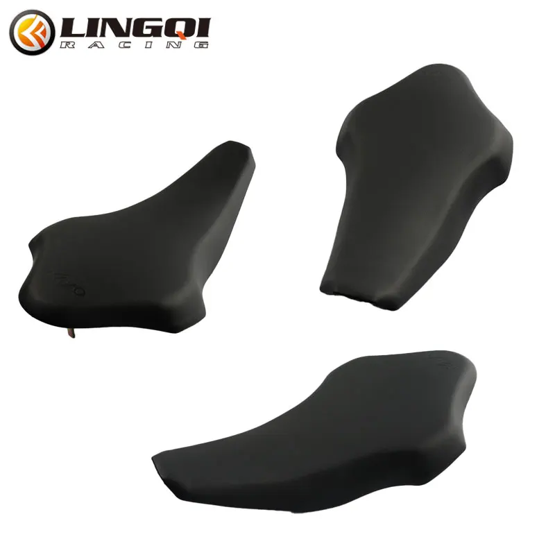 LINGQI Front Driver Seat Pad Cushion ATV AT110 Rider Black Driving Seats Refitting Parts Fit For BSE Kayo BOSUER Four Wheeled