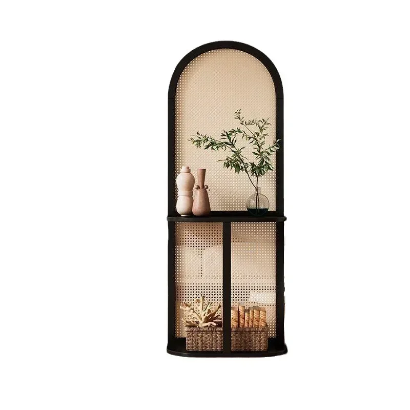 

Screen partition, home porch, storage rack, living room, bedroom, movable cover, retro flower rack, seat screen