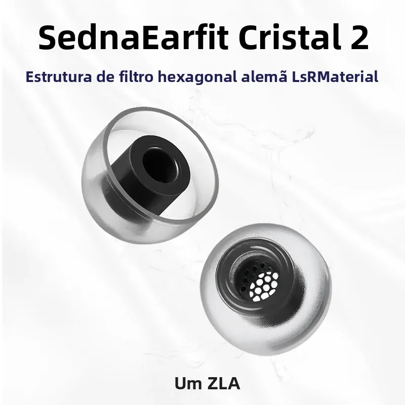 AZLA Crystal ii AZLA Crystal 2 AZLA Crystal Eartips AZLA Crystal Ear Tip AZLA Crystal Standard Silicone Ear Tips Fones de ouvido Dicas