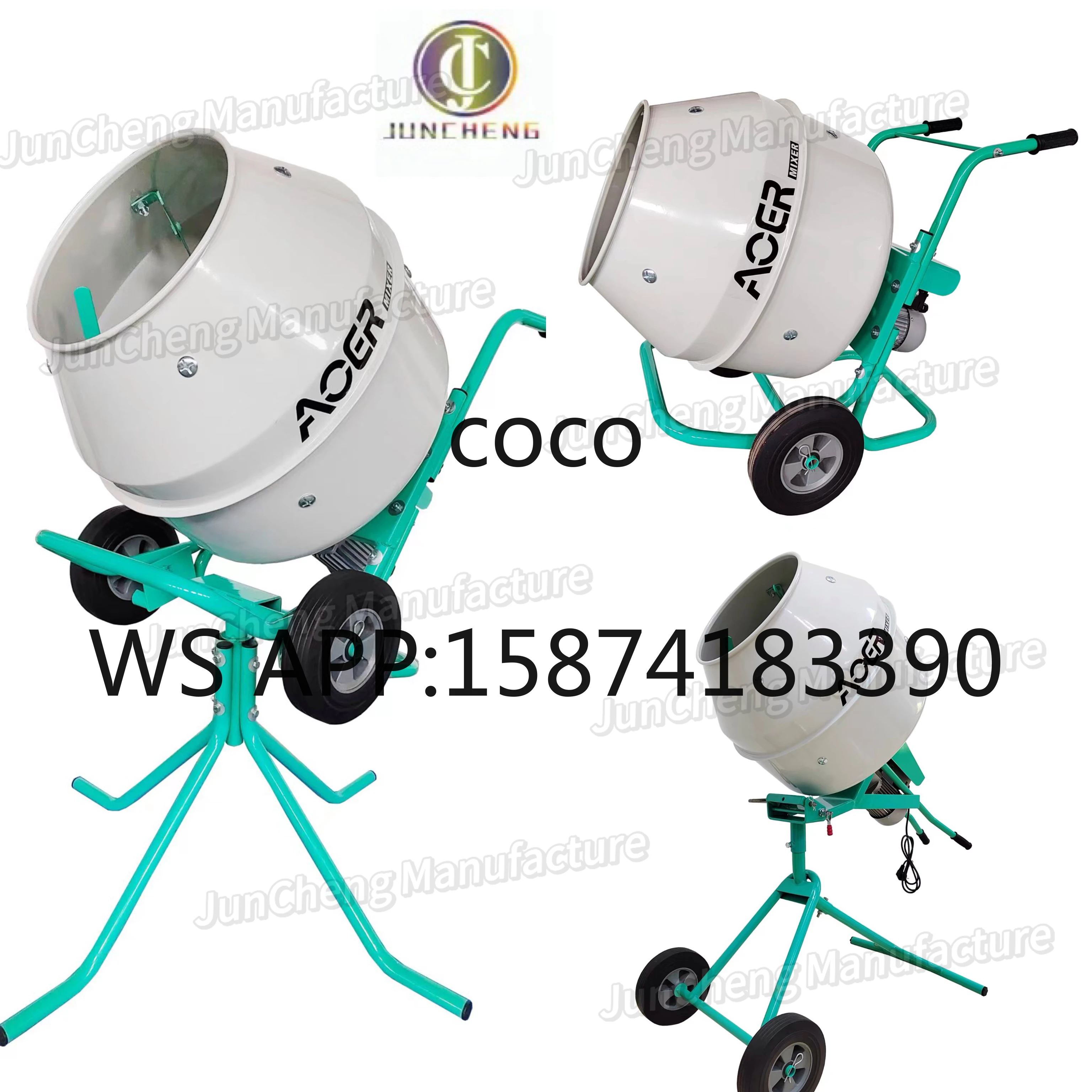 Force Action Concrete Mixer Self Loading Cement Mixer Equipment