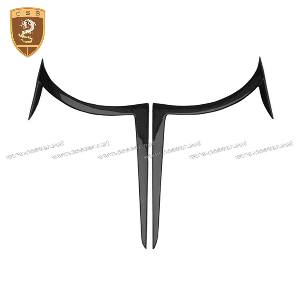 For Lamborghini Gallardo LP550 LP560 LP570 Car Front Fenders Trim Strip Carbon Fiber Decoration Modification Accessories