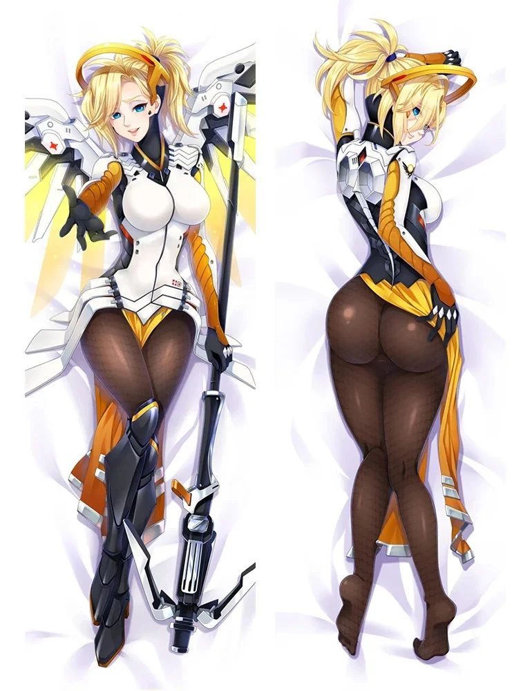 

Overwatch Dakimakura Case Anime Pillow Cover Mei Widowmaker Girls And Handsome Boys Two-side Bedding Life-size pillowcase