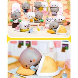 Mitao Cat 4 Mystery Box Toys Kawaii Cat Lucky Blind Box Figure Model Office Ornaments Childrenal Christmas Gift