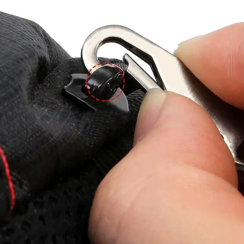 8 Buah Slider Ritsleting Logam Modis untuk Pakaian Kit Perbaikan Ritsleting Tarik Ritsleting Untuk Ritsleting Geser Aksesori Jahit Kit Jahit Ritsleting