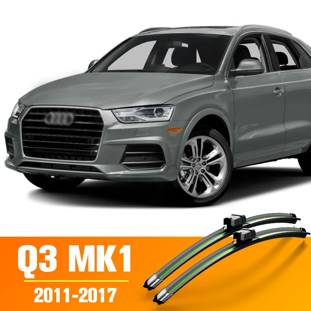 Scheibenwischer Frontwischerblätter Für Audi Q3 MK1 2011 2012 2013 2014 2015 2016 2017 Windschutzscheibe Windschutzscheibe Fenster 24 "+ 20" Zubehör