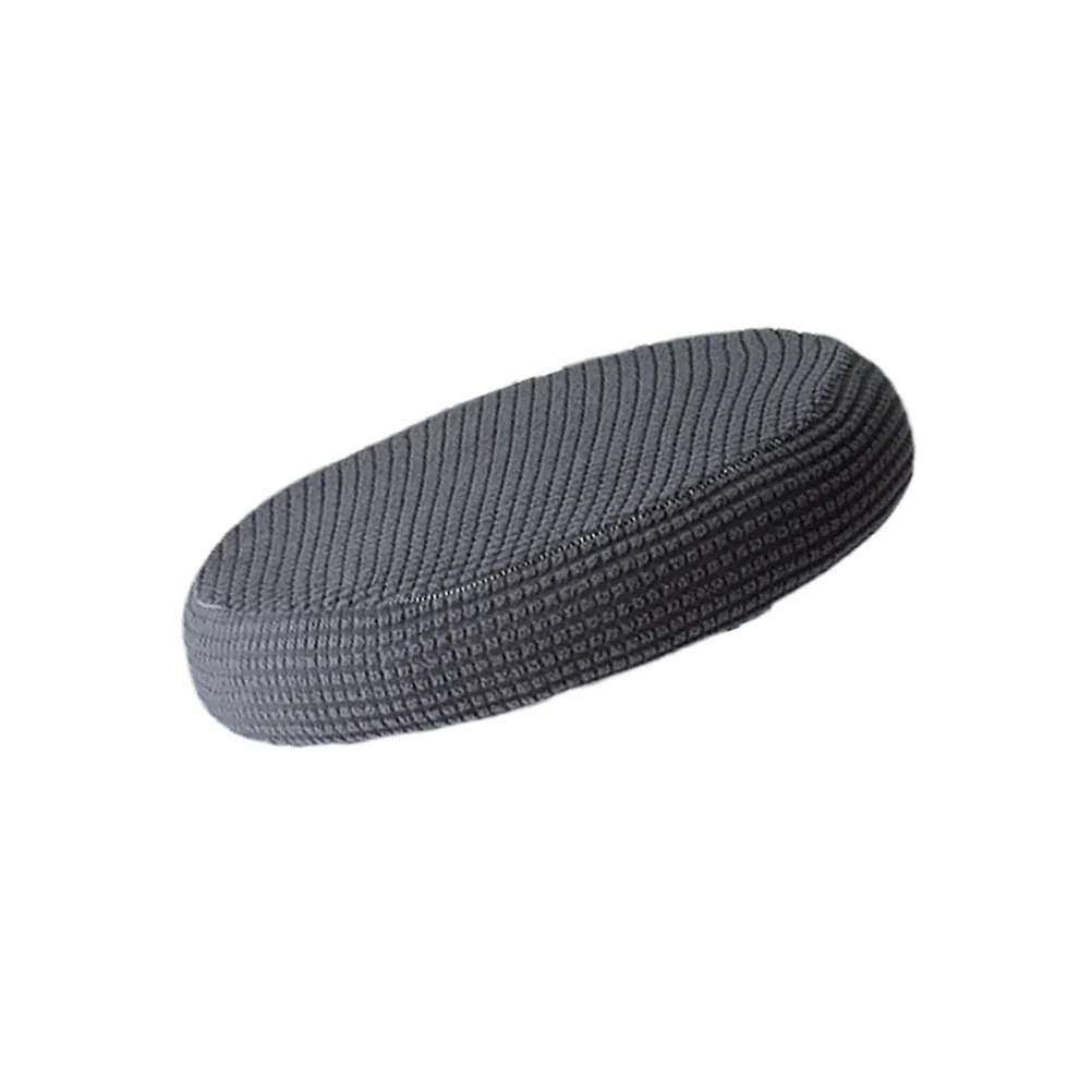 

Round Chair Cover Elastic Stretch Seat Protective Case Dark Gray 30-38Cm for Hotel Party Office Banquet Wedding