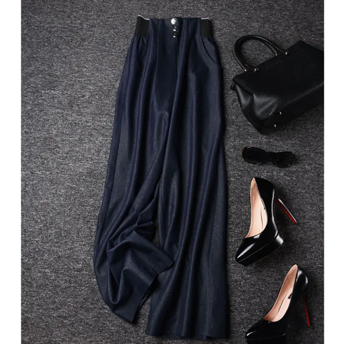 

Прямые джинсы с высокой талией, женские широкие брюки, длинные джинсовые утягивающие леггинсы, весна 2023, модные большие размеры