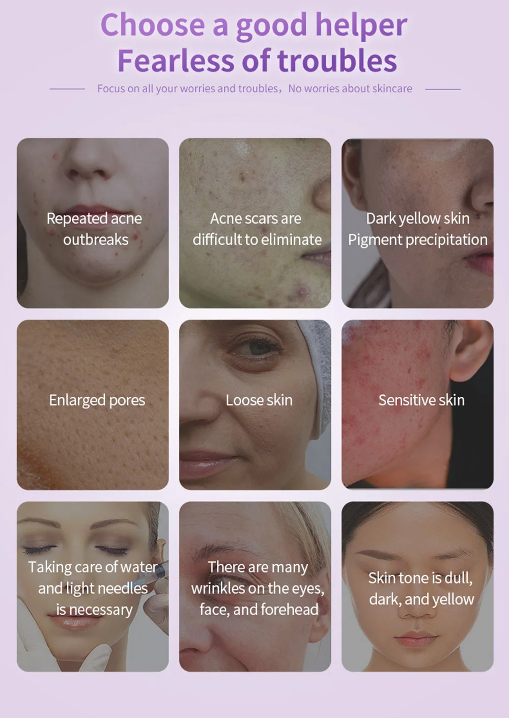 Neue Hochfrequenz Gesichts Schönheit Instrument Fokussiert Radio Frequenz Ultraschall Welle Maschine Straffende Hautpflege Anti-Falten Werkzeug