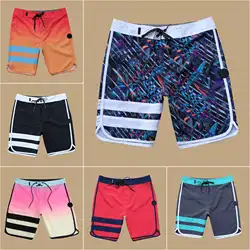 Swimsuit  Men'S Beach Pants Stretch Surfing Fitness Five Point Sports Quick Drying Waterproof  Shorts Swimming Trunks For Man