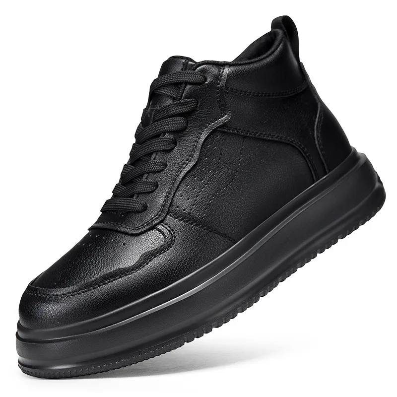 

Men's Elevator Shoes Invisible Increasing Insole 6/8/10cm Versatile Thick Bottom Sports Shoes Men's Casual high-top Board Shoes