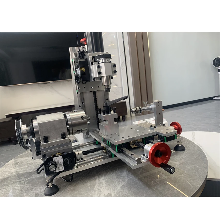 Small Milling Drilling Integrated Lathe Light-Duty Vehicle Milling and Drilling Integrated Energy Lathe Milling Drilling Machine