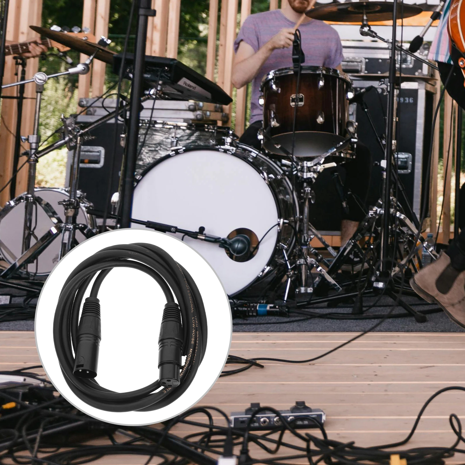 

10Pcs 2M Audio Cable Rugged Dmx 3-Pin Cable for Stage Lights Moving Head Par Light Dj Setup Flexible Corrosion Resistant Copper