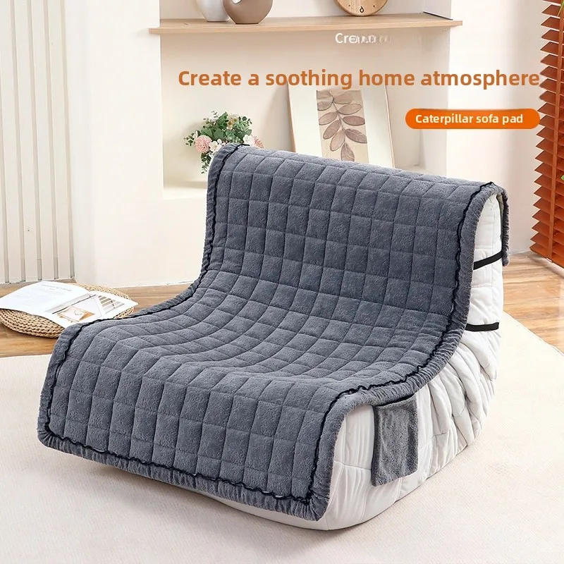 

Утолщенный зимний чехол для дивана-кровати/кресла-реклайнера из ткани, всесезонный, противоскользящий коврик