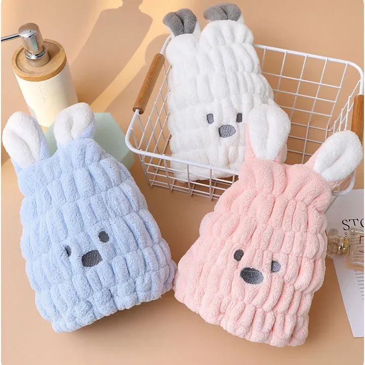 Hair Drying Towel for Kids Girls Soft Absorbent Kids Dry Hair Cap Kids Hair Towel Wrap Head Towel Wraps for Kids