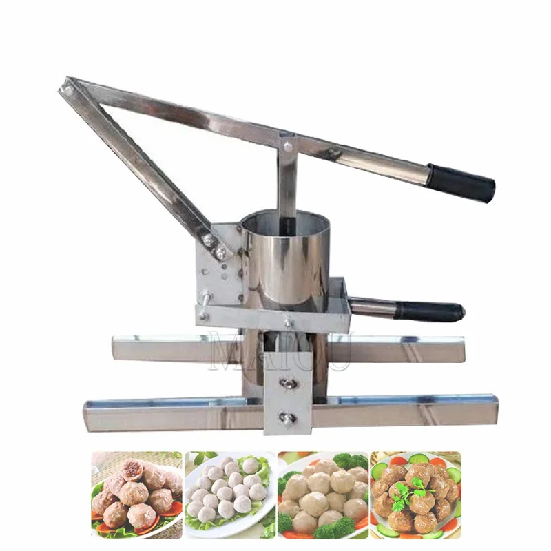 Manual Meatball Machine Vegetable Ball Machine Meatball Processing Kitchen Meat Ball Machine Stainless Steel Meatball Machine