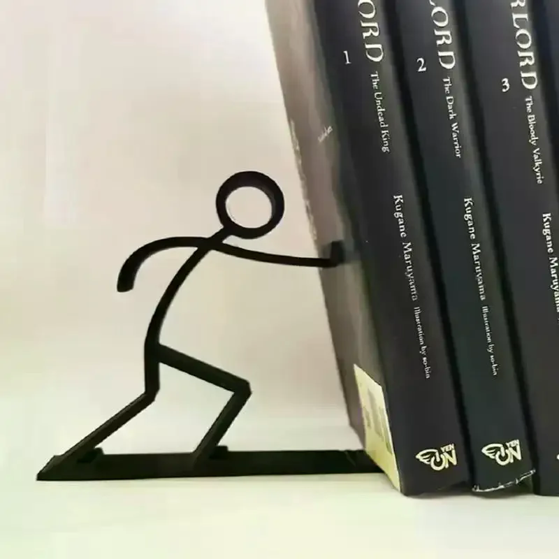 1pcs 3d Desktop Simple Book Stand Printed Bookshelf Student Book Block Large Thickened Storage Rack Stationery