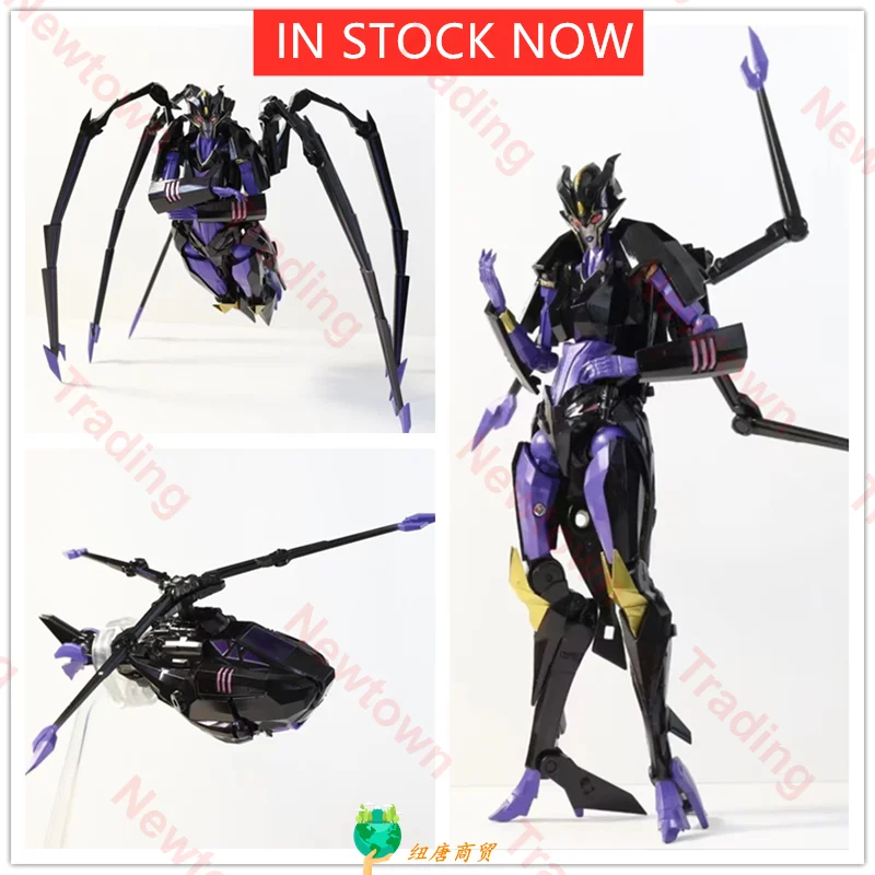 

[NEW IN STOCK ] APC Toys Transformation TFP Arachnid Night Countess's Dark Forest Three Forms Spider Helicopter Action Figure