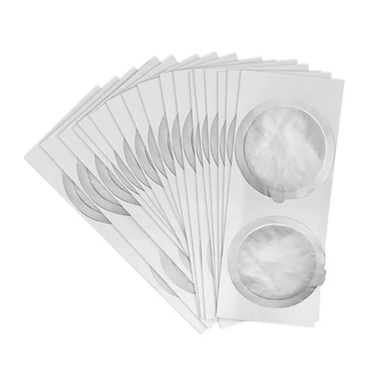 300PCS 62MM Disposable Coffee Capsule Seals Foils Cream Foam Coffee Filter Lid Sticker for Vertuo