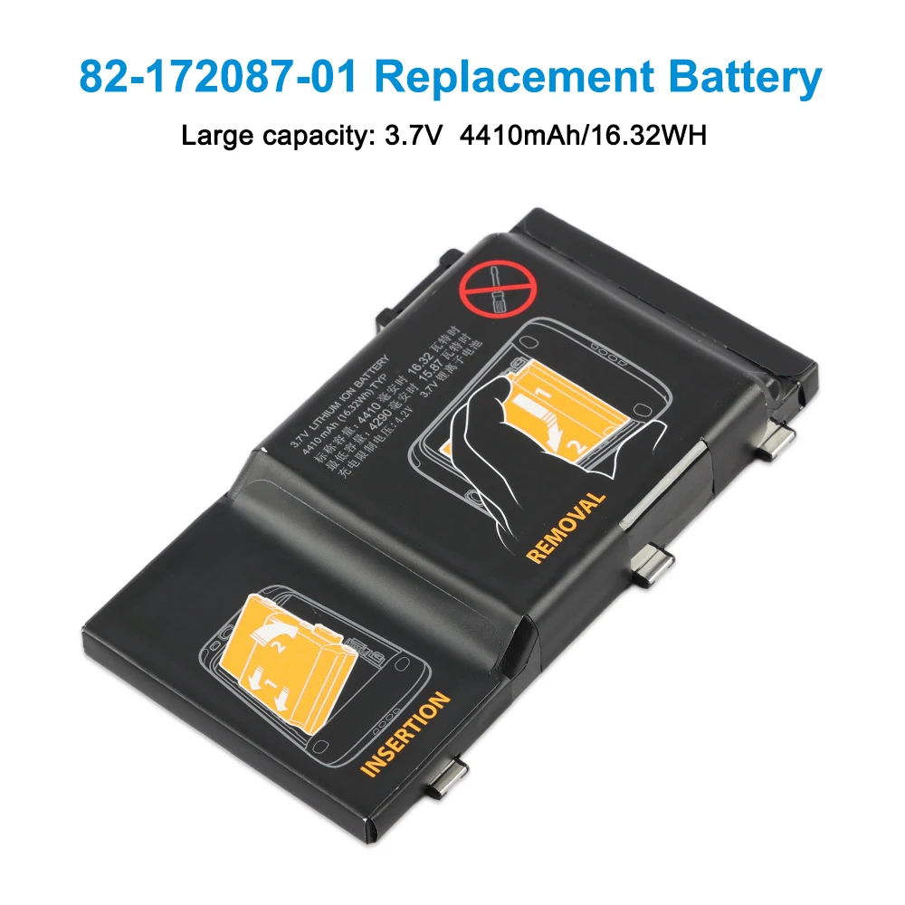 KingSener 82-172087-01 Replacement Battery For Symbol Zebra MC36 TC55 Scanner 3.7V 4410mAh 16.32WH