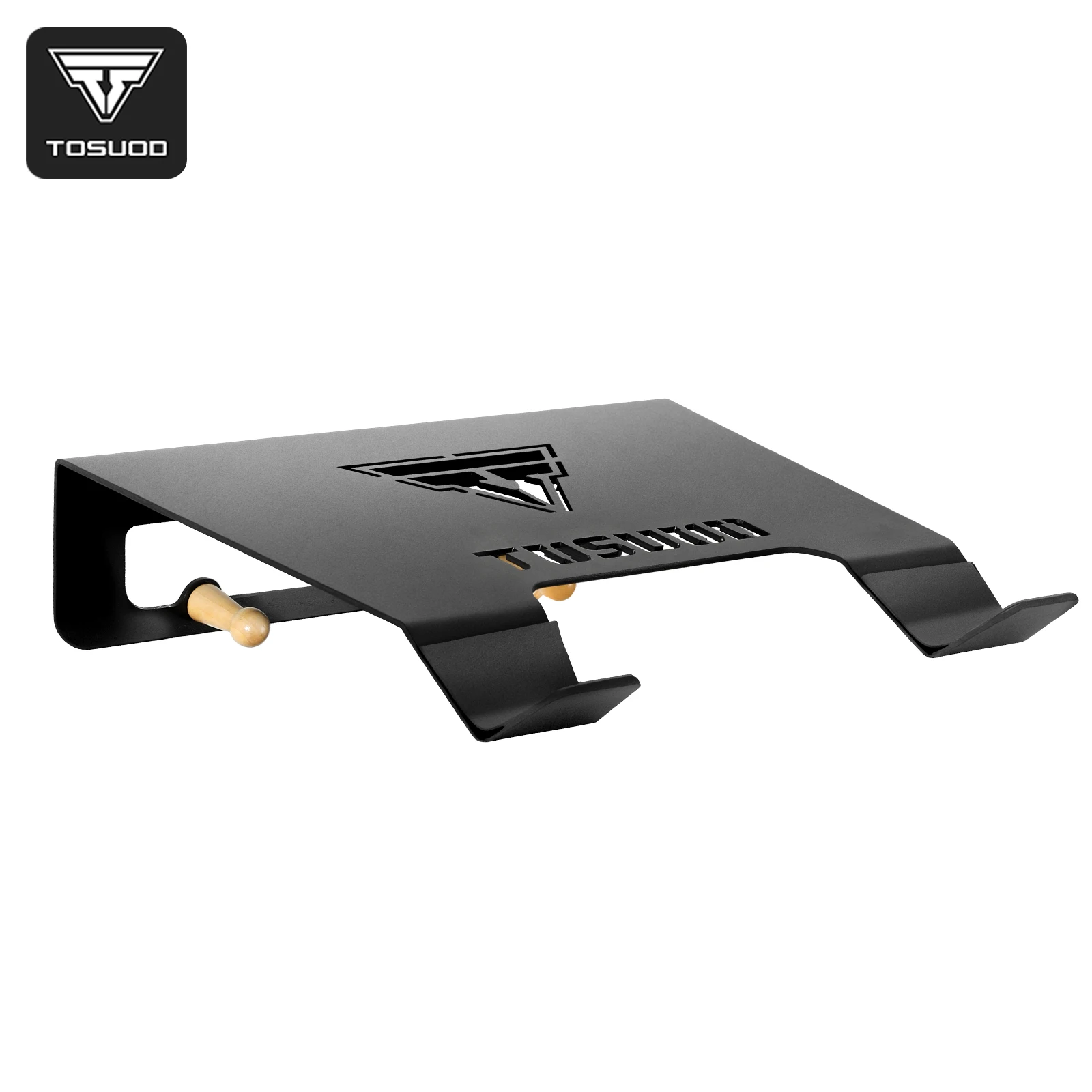 TOSUOD Support mural de vélo en acier robuste, support de rangement de vélo pliable d'une capacité de 30 kg avec coussinets de protection contre les rayures, SPCC A