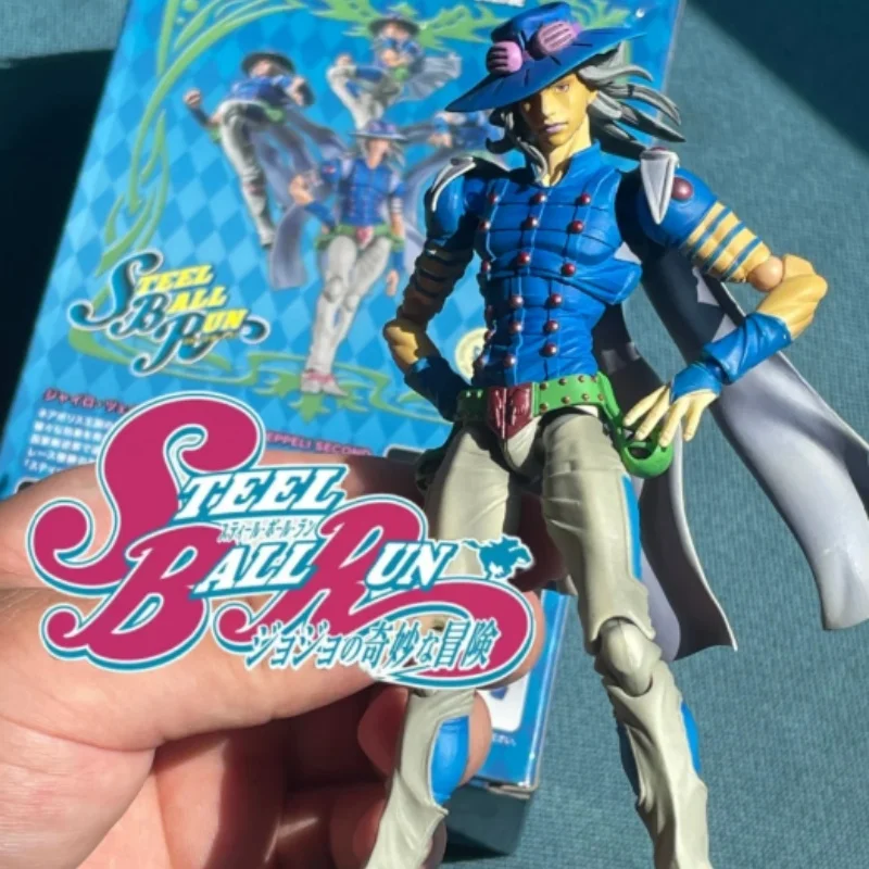 

In Stock Jojo'S Bizarre Adventure: Steel Ball Run Caesar Zeppeli Anime Action Figure Articulated Collectible Birthday Gifts Toys