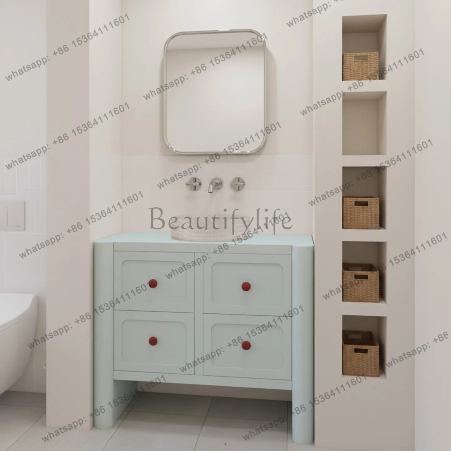 Dopamine bathroom cabinet combination table basin floor cabinet washbasin sink bathroom