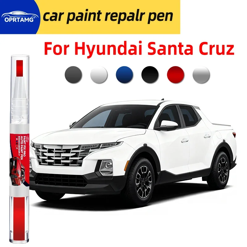 Caneta de pintura para retoque de pintura de carro Hyundai Santa Cruz, ferramentas de detalhamento para reparo de arranhões, acessórios para carro, fe