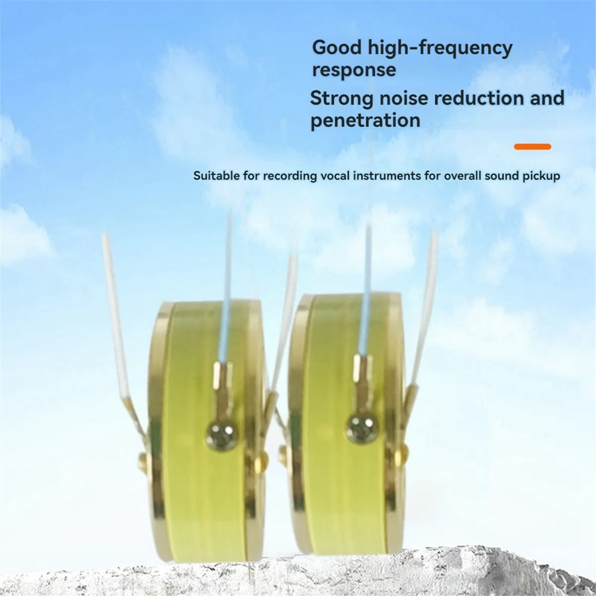 AAA87 ไมโครโฟนไดอะแฟรม Core แคปซูลไดอะแฟรมขนาดใหญ่คอนเดนเซอร์ไมโครโฟนอุปกรณ์เสริม 34 มม.สําหรับสตูดิโอบันทึก