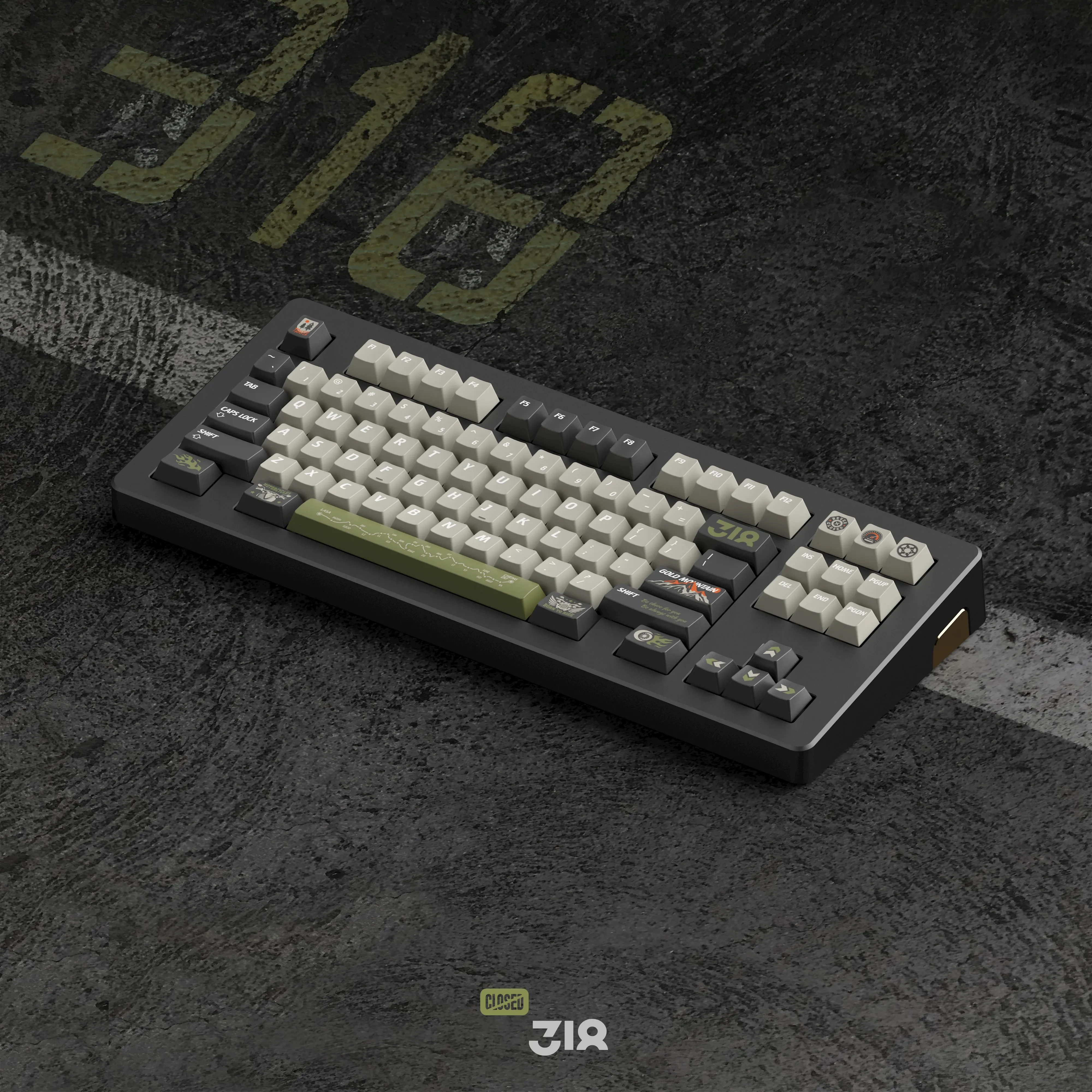

Оригинальная тема Keycap-318, оригинальная высота, 172-клавишная пятисторонняя сублимационная механическая клавиатура из ПБТ