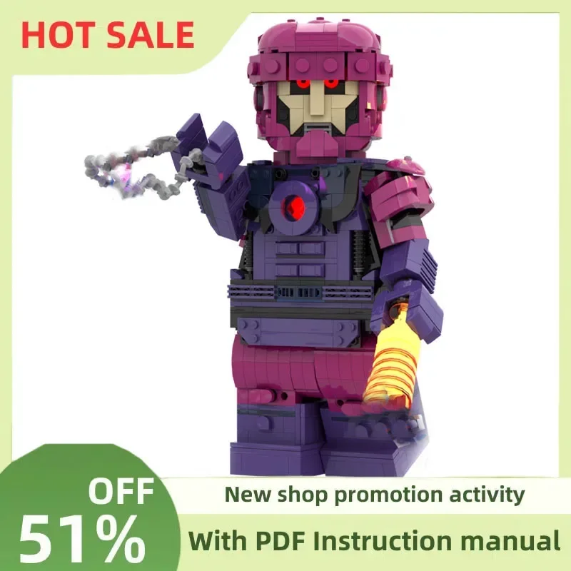 New Famous X Hero Movie Moc Sentinel Character Minifigure Model Custom Puzzle Diy Creative Ideas Kids Toys Birthday Gifts