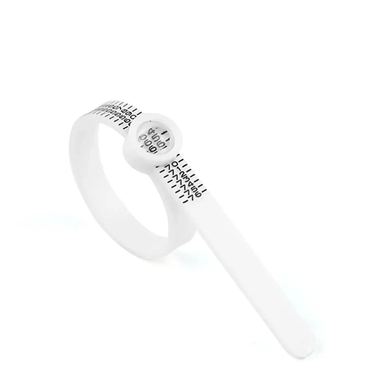 Verstellbarer Ringgrößerer mit Lupe, US/UK/EU/HK-Größentabelle, wiederverwendbares Fingermesswerkzeug für die genaue Ringgröße