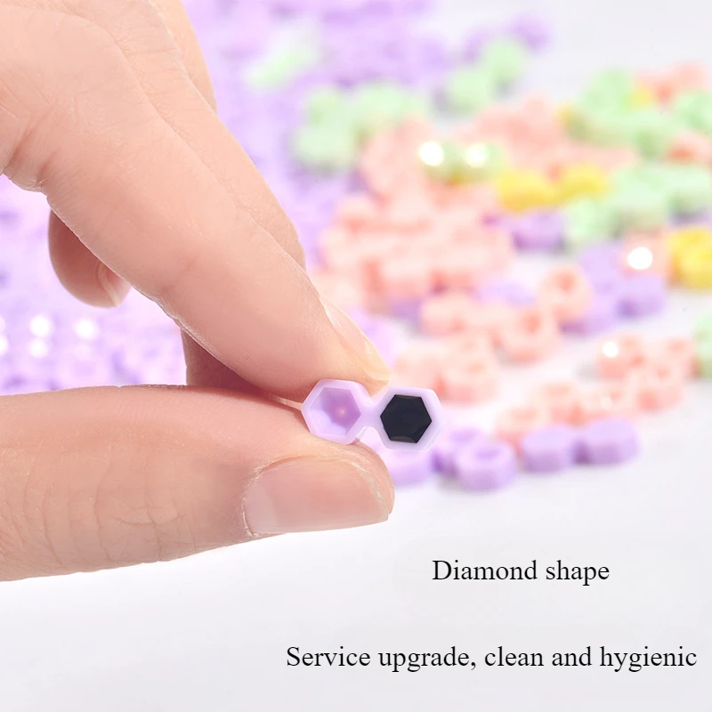 200pcs Eyelash Extension & Nail Art Glue Cups - Dual-Hole, Diamond Cone Design for Precision Application,  Adhesive Cups