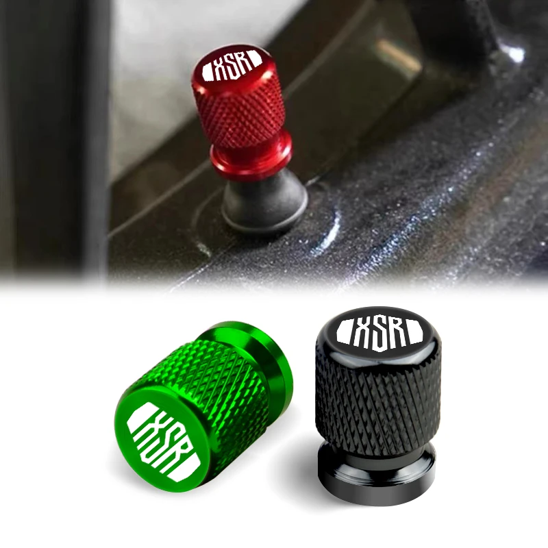 2 Pcs Motorcycle Accessories For YAMAHA XSR700 XSR 700 XSR900 XSR 900 XSR125 155 Metal Tire Valve Air Port Stem Cover Caps