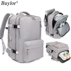 Buylor 43x30x20 reise rucksack frauen flugzeug kabine gepäck rucksack tragen 16 ''laptop tasche große kapazität ryanair rucksäcke