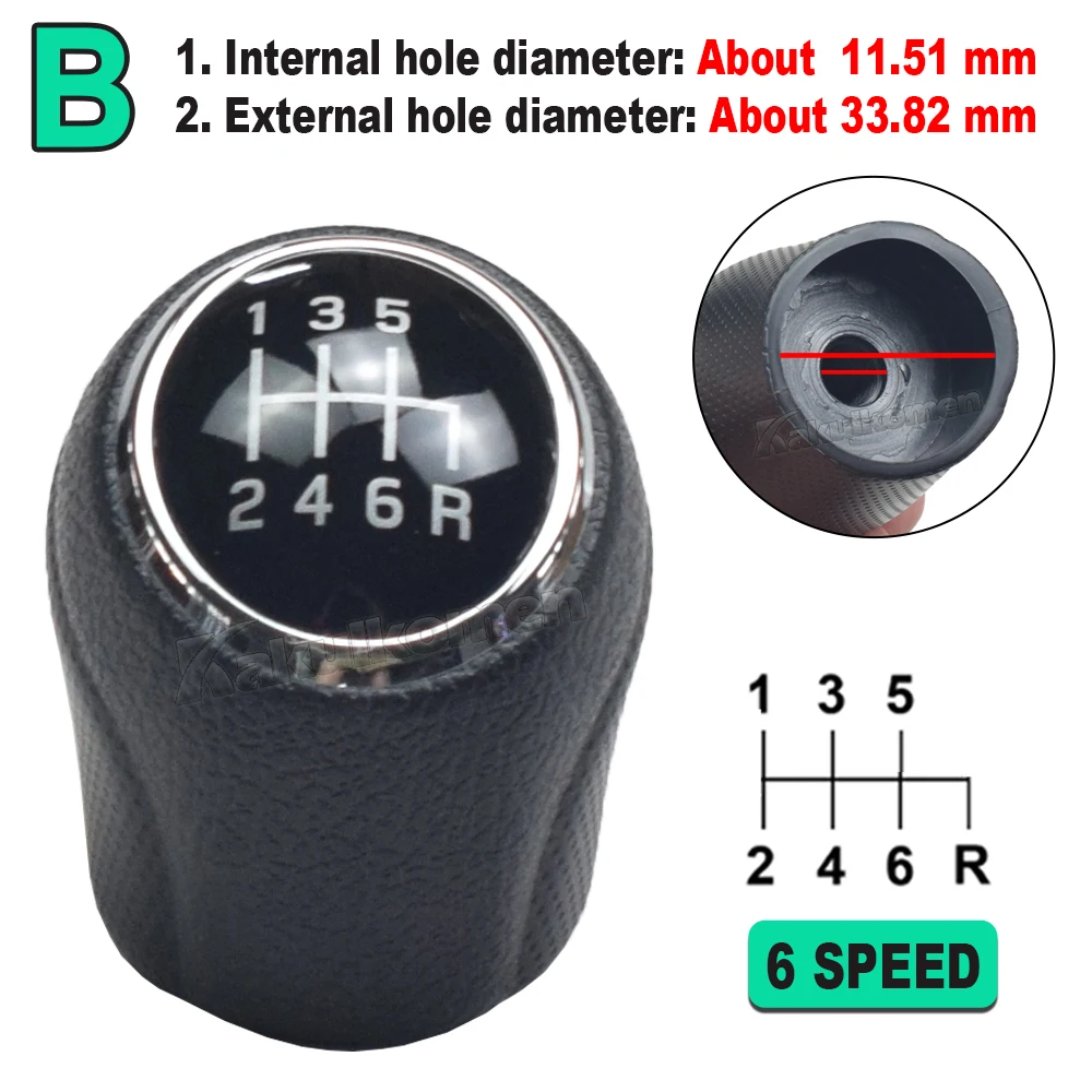 Neuer 5- oder 6-Gang-Schaltknauf für Suzuki SX4 S-Cross Vitara Ciaz 1.6L 1.4T Motor, Manueller Schalthebel, Autozubehör – Detail 16