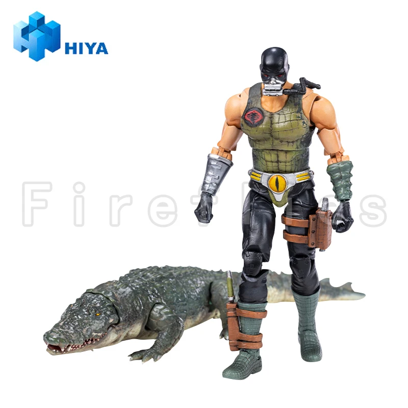 1/18 HIYA Action Figure Exquisite Mini Series G.I.Joe Croc Master ＆ Fiona Anime Collection Model Toy
